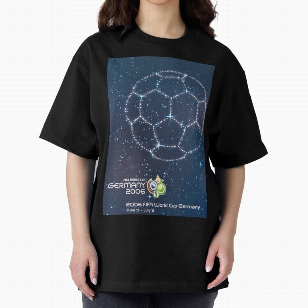 World Cup Germany 2006 v2. Oversized T-Shirt Show Your Love for FIFA World Cup 2026 for Fans of Mbappe and France, Bringing Match Day Excitement, Supporter Culture, Golden Goals and Global Football Passion; Created for Match Day Parties, Soccer