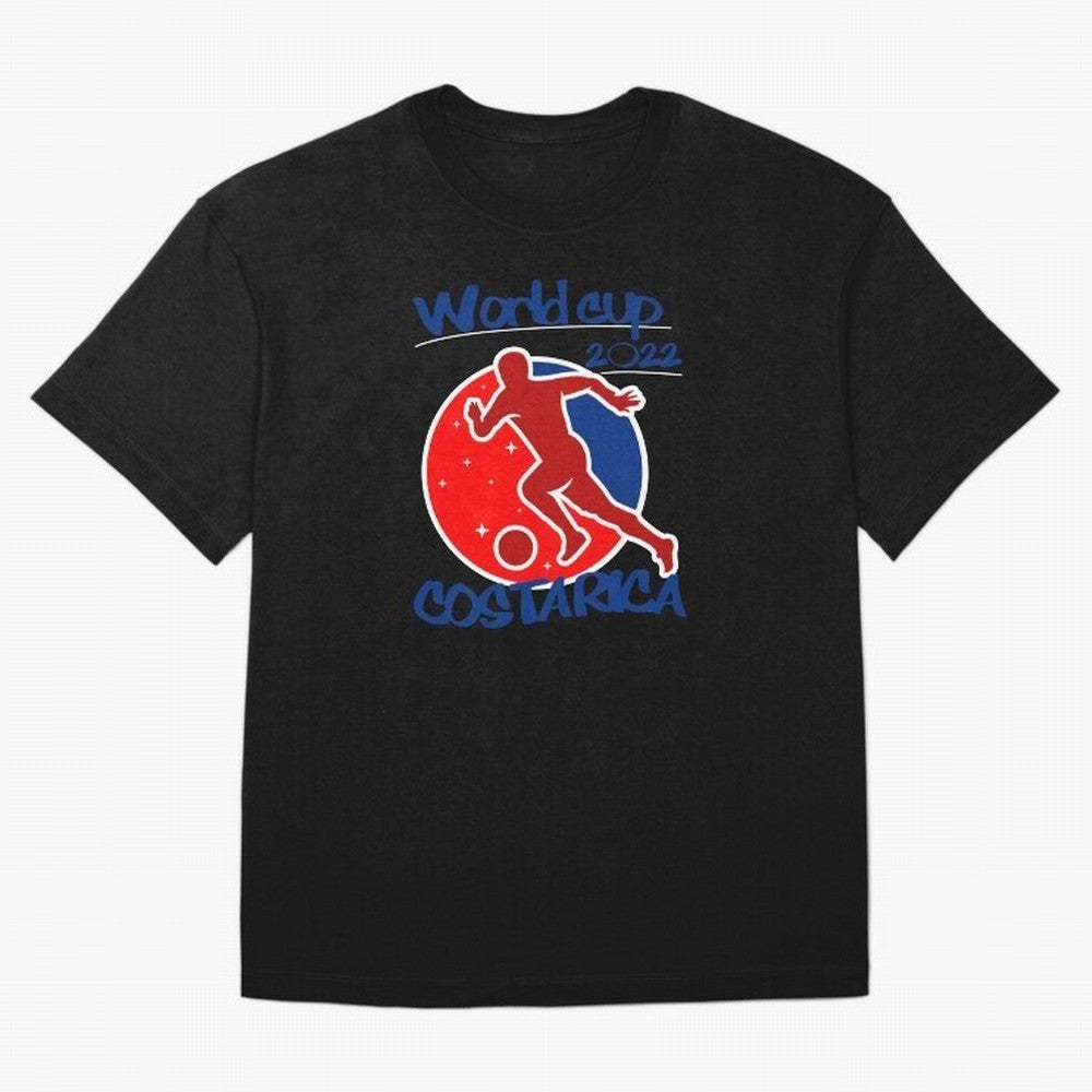 Costa Rica World Cup 2022 Oversized T-Shirt Back the Journey through Global Football Passion for FIFA World Cup 2026, Inspired by Messi, Neymar and Mbappe, Portugal, Sports Nostalgia, International Competition, Famous Players and Unforgettable