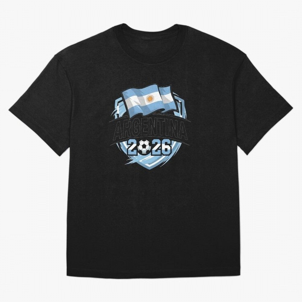 ARGENTINA World Cup 2026 Poster ¨C ARGENTINA Football Oversized T-Shirt Relive the Noise and Pride of FIFA World Cup 2026 Featuring Mbappe and Neymar, Brazil, Portugal and Argentina Energy, Soccer Culture, Superstar Moments, National Team Dreams