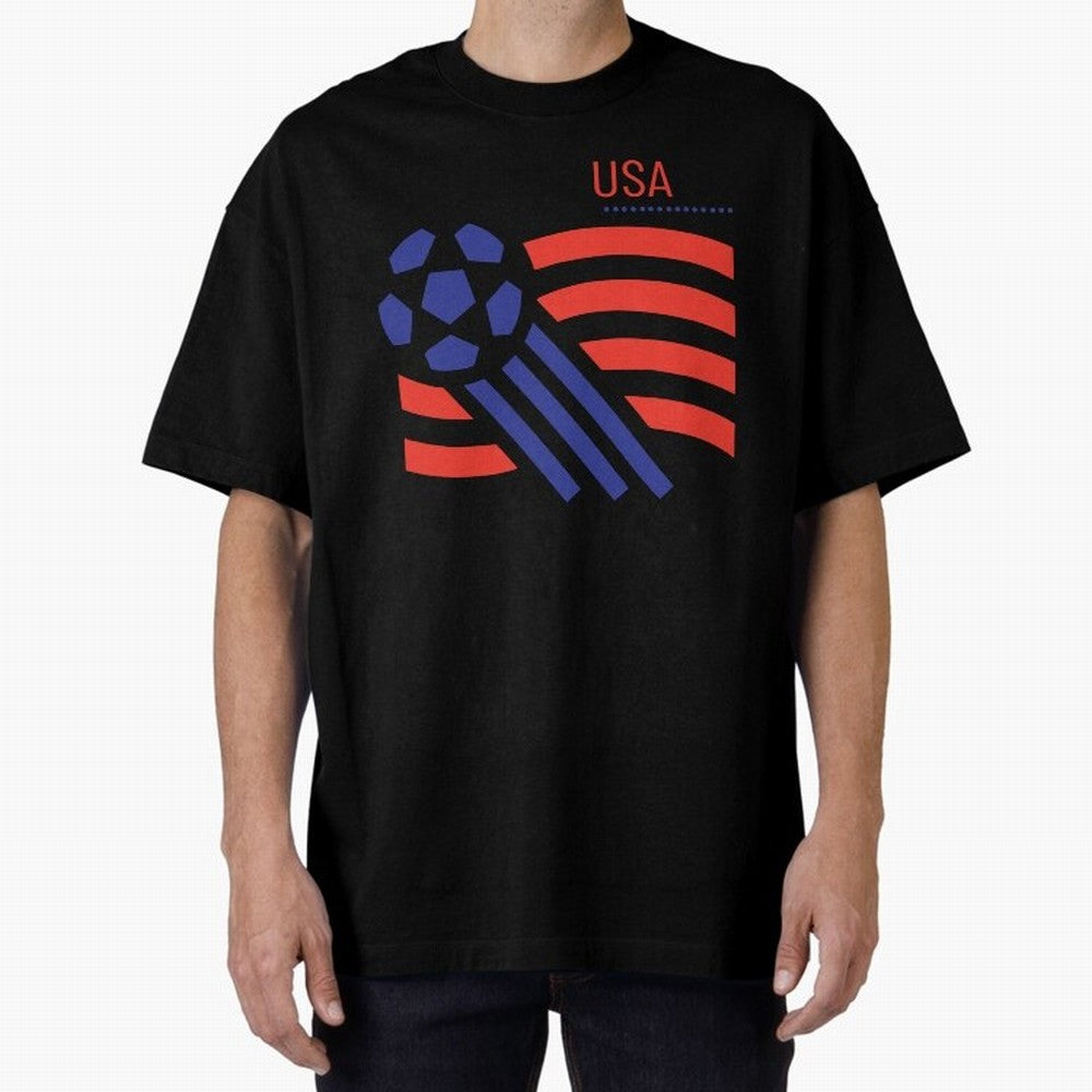 USA Soccer 2026 -Fan Design Oversized T-Shirt Remember Iconic Moments from FIFA World Cup 2026 Spirit, Made for Spain, Mbappe, Retro Football Energy, Iconic Rivalries, Trophy Chase Drama and Stadium Atmosphere; Ideal for Football Dads, Football